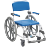 Chaise de douche Aston avec grandes roues