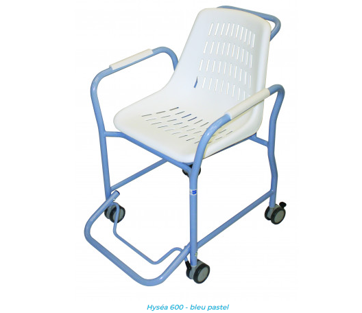 chaise douche à roulettes hyséa 600