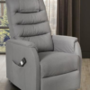 fauteuil releveur gris foncé formentera