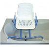 siège de bain spidra 800 bleu pastel