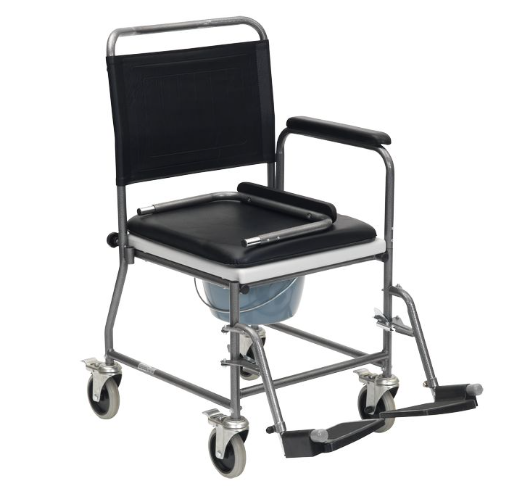 Fauteuil de toilettes à roulettes