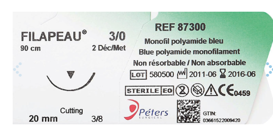 fermeture cutanée Filapeau