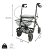 rollator 4 roues primo